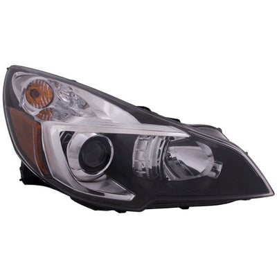CAPA SB LEGACY/OUTBACK 1314 HEADLIGHT ASSY W/BLK BEZEL RH