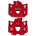 Power Stop 15-18 Jeep Renegade Front Red Caliper Pair w/ Brkt
