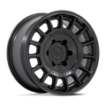 BR015 17X8 5X4.25 M-BLK 38MM