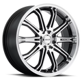 Maxxim Ferris 17x7 10x105/114.3 ET40 Black Machine Face