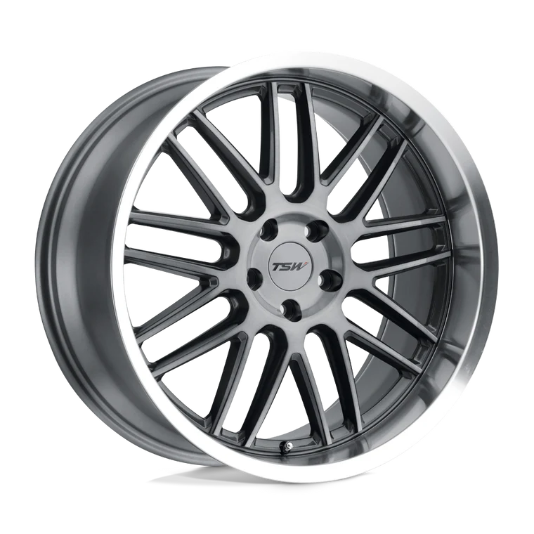 Wheel Pros TW AVALON 18X9.5 5X120 39 76 GNMTL BRSH 1895AVA395120G76