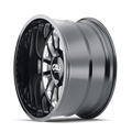 CALI OFF-ROAD SUMMIT 9110 GLOSS BLACK MILLED SPOKES 20X9 5-139.7 0MM 87.1MM