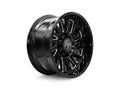 OMEGA 902 20X10 GLOSS BLACK/MILLED 5X127 21MM OS 78.1 CB