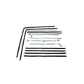 LH AND RH INNER AND OUTER BELT CHANNEL KIT; FORD BRONCO 6677