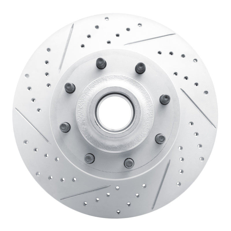 DFC 08-25 Ford E-250 Front Left Drilled & Slotted Geoperformance Rotor