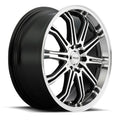 Maxxim Ferris 17x7 10x105/114.3 ET40 Black Machine Face