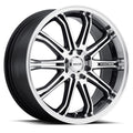 Maxxim Ferris 17x7 10x105/114.3 ET40 Black Machine Face