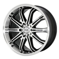 Maxxim Ferris 17x7 10x105/114.3 ET40 Black Machine Face