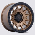 FUEL WHEELS FORTRESS 18X9 5X5 71 1 M-BRZ GBLK CAST ALUMINUM MATTE BRONZE W GLOSS BLACK LIP FC884ZB18905001