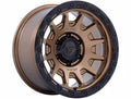FUEL WHEELS FORTRESS 18X9 6X5.5 106 1 M-BRZ GBLK CAST ALUMINUM MATTE BRONZE W GLOSS BLACK LIP FC884ZB18906801