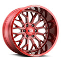 Vision Wheel 5-150 RED MILLSPK VIS RIOT 402-20250RTMS-51