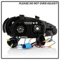 Spyder Mazda MX3 92-96 Projector Headlights LED Halo LED Black High H1 Low H1 PRO-YD-MMX392-HL-BK