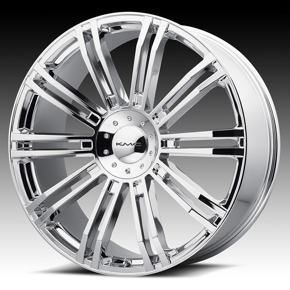 Wheel Pros KM677 24X9.5 5X4.5/120 CHR 35MM KM67724917235
