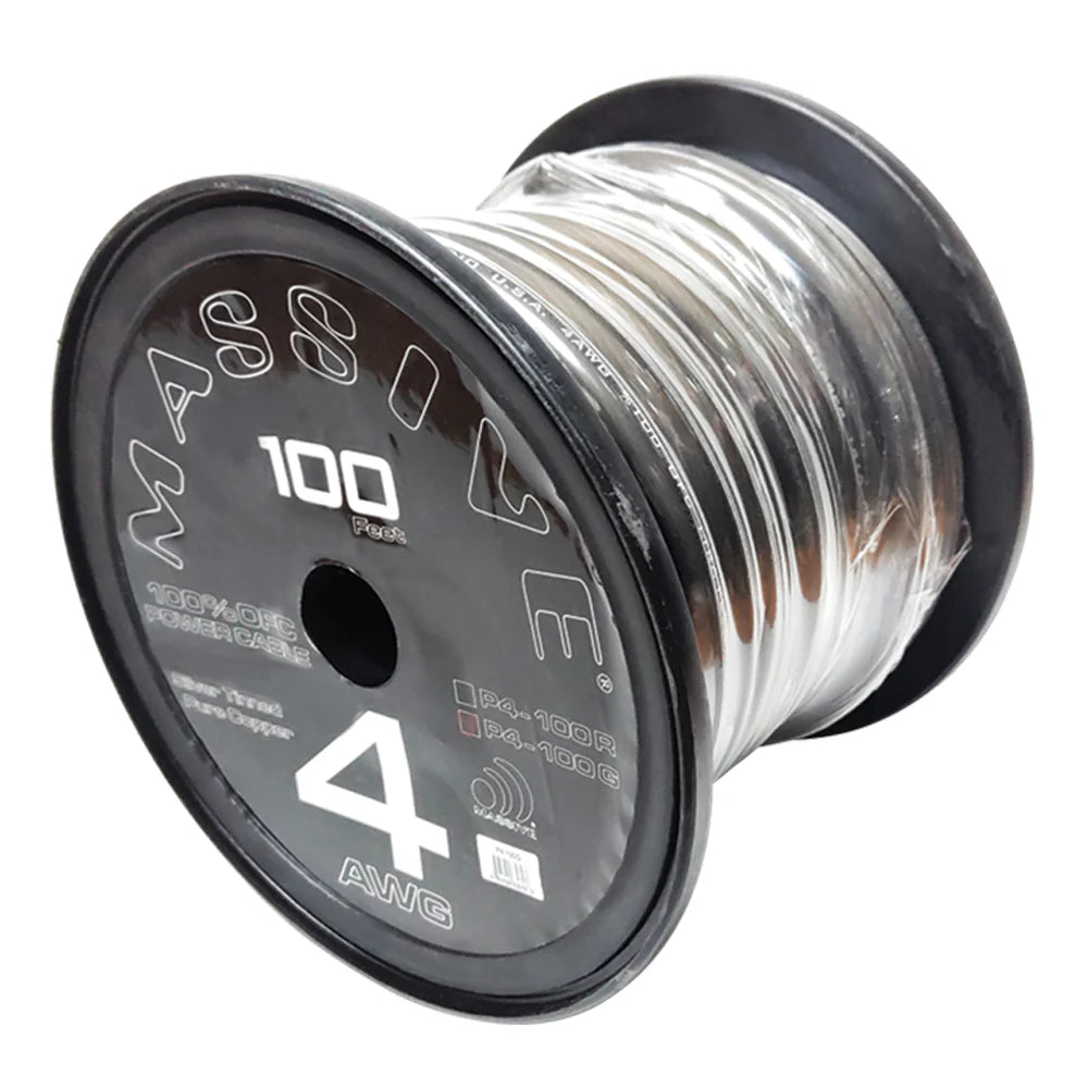 200G 8 AWG SPOOL WIRE 200 FEET 6.5MM 100% PURE TINNED COPPER RED