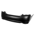 CAPA RR BUMPER COVER FITS HATCHBACK; PRIMED; W/O SPORT PKG; VERSA 0712