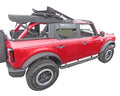 21C FORD BRONCO 4 DR 4X SERIES SIDEBARS TEXTURED BLACK