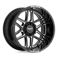 Wheel Pros Moto Metal MO992 22X10 8X6.5 G-BLK MILL -18MM RTCC MO99222080318NRC