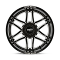 Wheel Pros Moto Metal MO992 22X10 8X6.5 G-BLK MILL -18MM RTCC MO99222080318NRC