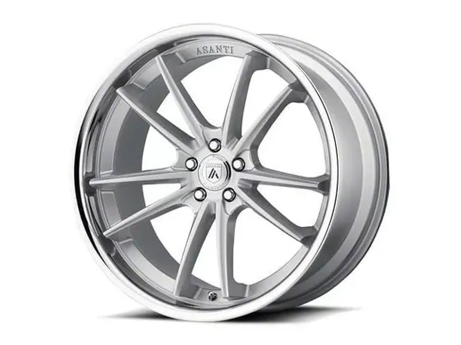 Wheel Pros ABL23 20X9 5X115 BRUSH SLV CHR LIP 15MM ABL23-20901515SL