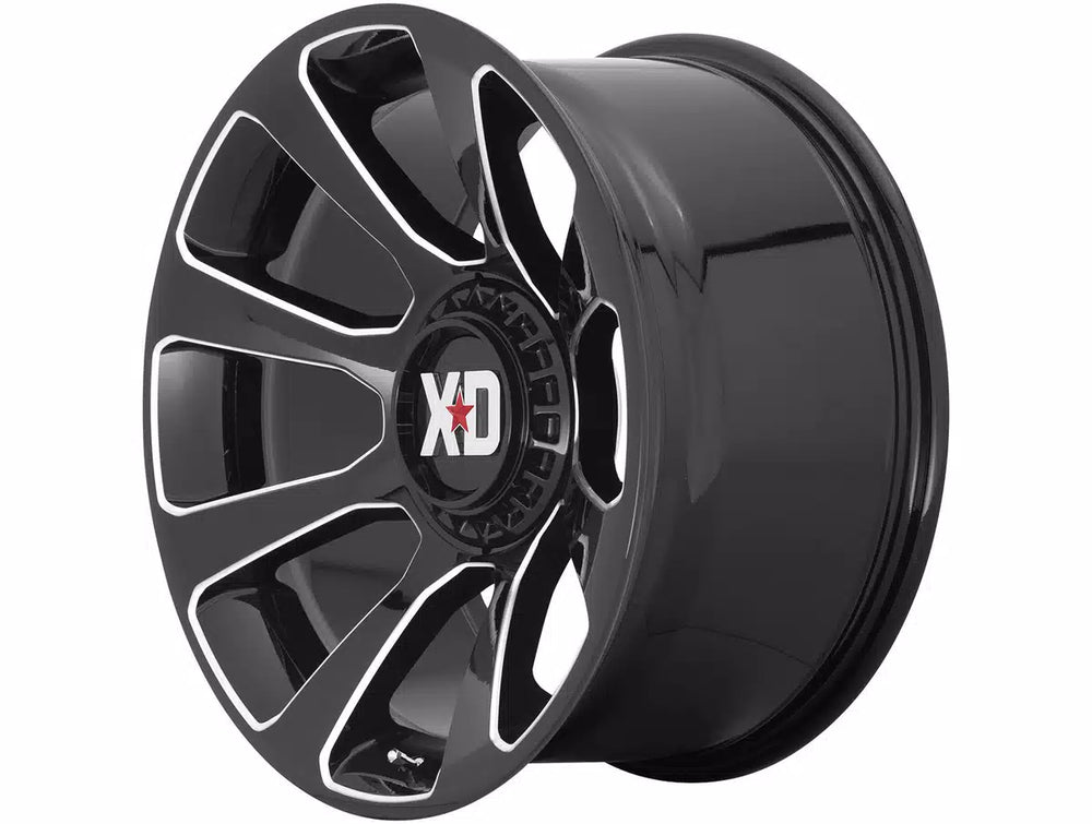 KMC Wheels black auto part