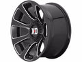 KMC Wheels black auto part