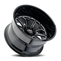 CALI OFF-ROAD AUBURN 9117 GLOSS BLACK MILLED 20X9 5-127 -12MM 71.6MM