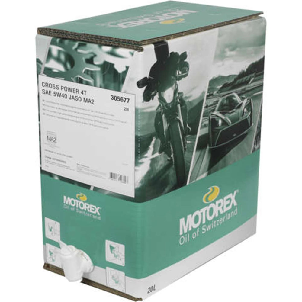 MOTOREX Cross Power 4T SAE 5W40 JASO MA2 Engine Oil- 20L