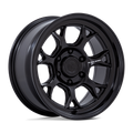 BR017 17X8.5 6X5.5 M-BLK 20MM