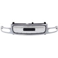 GRILLE ASSY; BRIGHT & SILVER GMC YUKON DENALI 0105