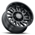 OMEGA 902 20X10 GLOSS BLACK/MILLED 8X165.1 21MM OS 125.2 CB