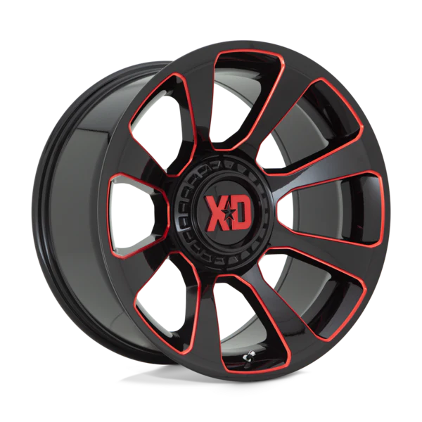 KMC Wheels black auto part