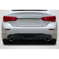 2014-2017 Infiniti Q50 Carbon Creations Lightspeed Rear Diffuser - 1 Piece