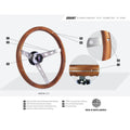 Mustang Steering Wheel Classic Nostalgia 13.5in
