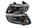 Spyder Dodge Charger 11-14 Projector Headlights Xenon/HID- Light DRL Blk PRO-YD-DCH11-LTDRL-HID-BK