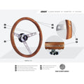 15in Walnut Mustang Wheel