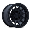 FUEL WHEELS FORTRESS 18X9 6X135 87 20 M-BLK G-BLK CAST ALUMINUM MATTE BLACK W GLOSS BLACK LIP FC884MB18906320