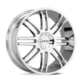 Wheel Pros KM714 20X9 5X4.5/5.0 CHROME 30MM KM71429054230