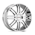 Wheel Pros KM714 20X9 5X4.5/5.0 CHROME 30MM KM71429054230