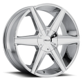Wheel Pros Helo HE887 24X9.5 5X4.5 CHROME 18MM HE88724912218