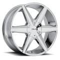 Wheel Pros Helo HE887 24X9.5 5X4.5 CHROME 18MM HE88724912218