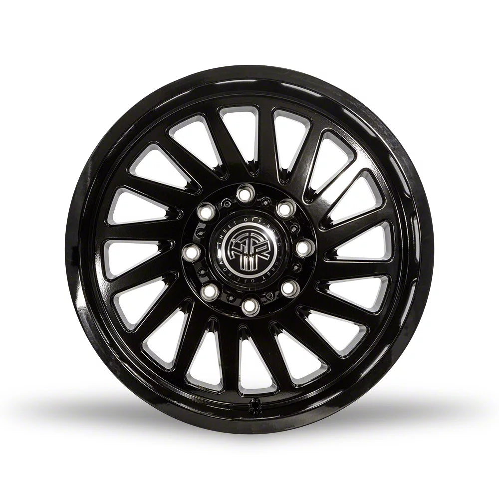 OMEGA 902 20X10 GLOSS BLACK/MILLED 5X139.7 21MM OS 78.1 CB