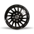 OMEGA 902 20X10 GLOSS BLACK/MILLED 5X139.7 21MM OS 78.1 CB