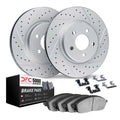 DFC 05-18 Volkswagen Jetta/Bora/Beetle Front Drill/Slot Geoperf Rotors 5000 Advanced Pads w/Hardware
