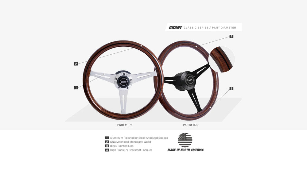 Billet Classic Series Black Wheel Ford Logo