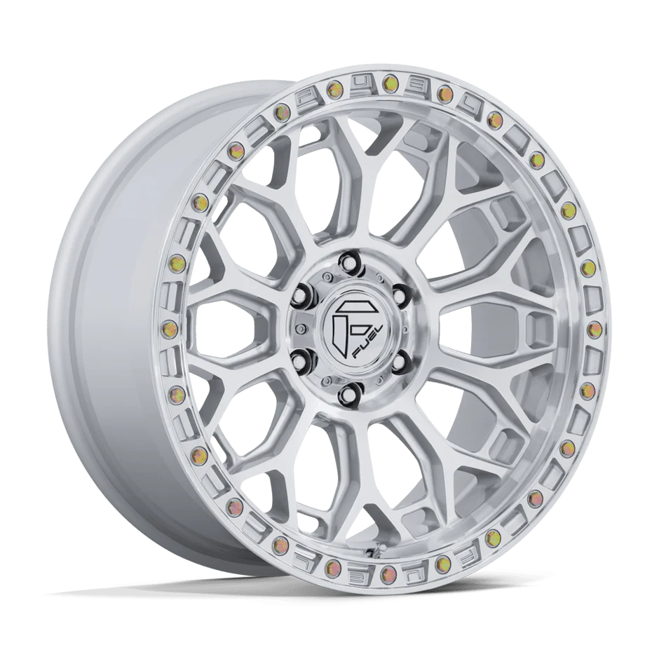 FUEL WHEELS TALON 17X8.5 6X135 87 25 G-SLV-MCH CAST ALUMINUM GLOSS SILVER W MACHINED FACE FC901SD17856325
