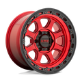 KMC Wheels red auto part