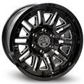 STORM 701 20X9.0 GLOSS BLACK/MILLED 6X135 12MM OS 87.1 CB