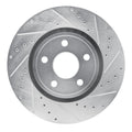 R1 13-18 Subaru Crosstrek Front & Rear Drilled & Slotted Silver Brake Rotor Set
