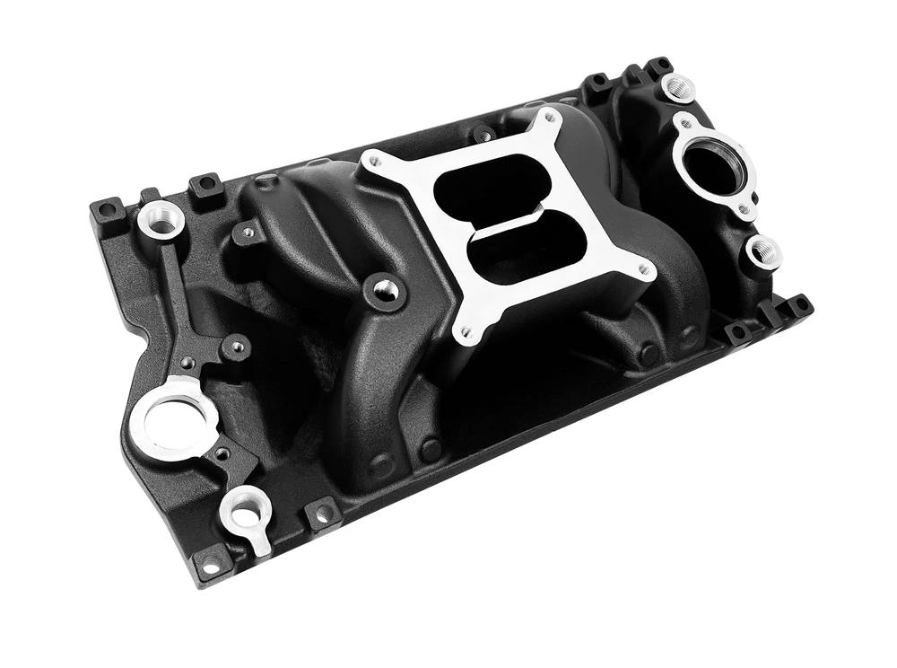 SBC Crosswind Vortec Manifold - Satin