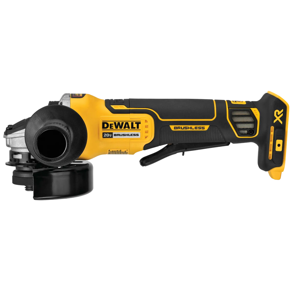 20V ANGLE GRINDER BRUSHLESS 4.5IN BLACK/YELLOW TOOL ONLY